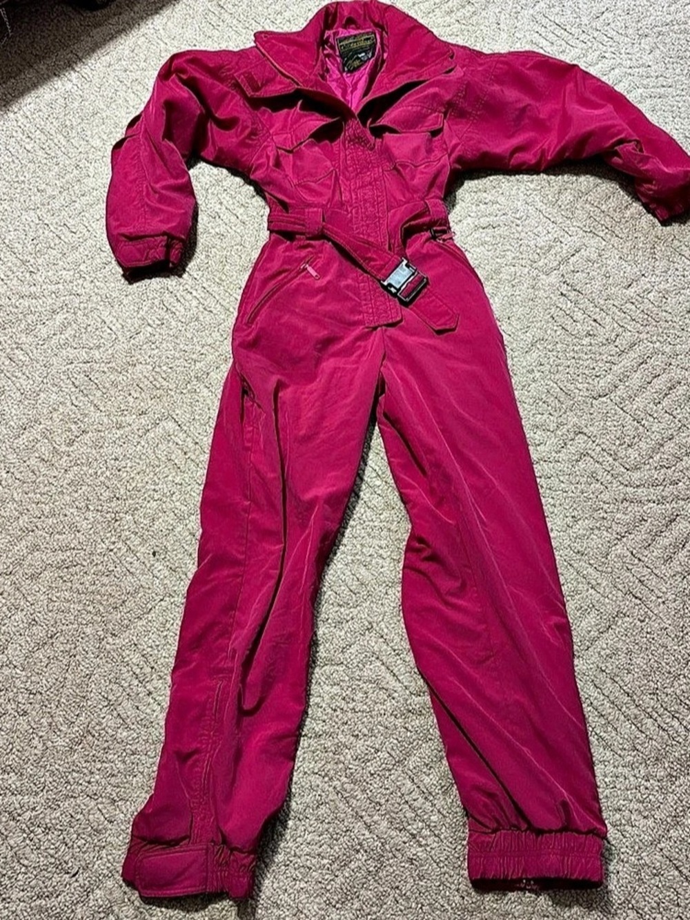 Eddie Bauer Women's Pink Thinsulate Ski Jumpsuit Size 12